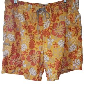Beach Rays Hawaiian Men's Swim Shorts Size Large